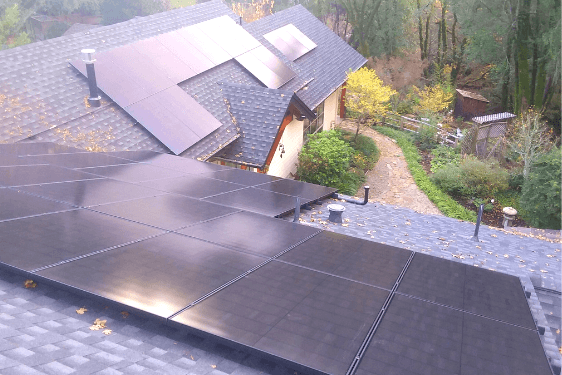 residential roof mount Northern California Solar Energy and Battery (ESS) Installers Pure Power Solutions professional residential and commercial and off-grid solar experts