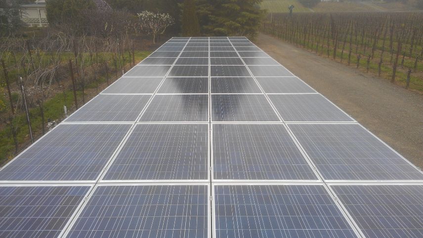 winery solar energy install experts in Northern California Solar Energy and Battery (ESS) Installers Pure Power Solutions professional residential and commercial and off-grid solar experts