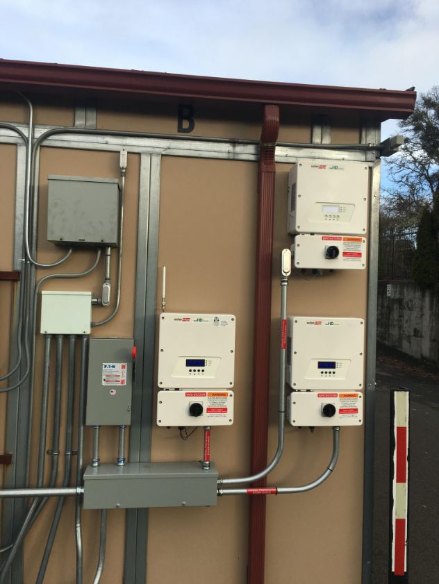 commercial solar with inverters install experts in Northern California Solar Energy and Battery (ESS) Installers Pure Power Solutions professional residential and commercial and off-grid solar experts